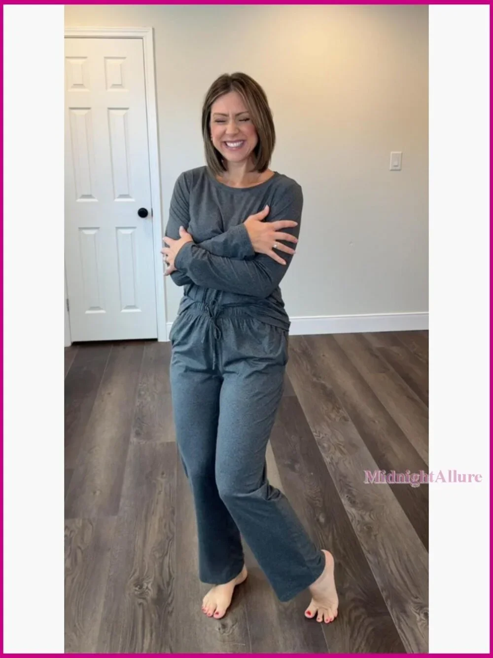 Womens Pajama Set 2 Piece Long Sleeve Comfy Sleepwear Loungewear S-XXL - Picture 7 of 7